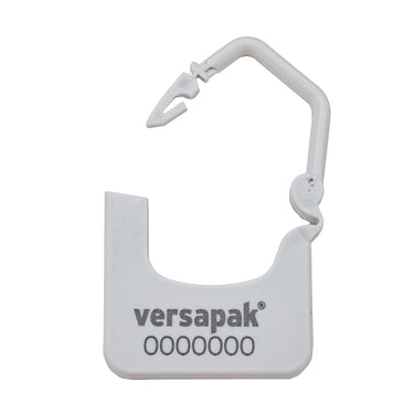 VersaAirPadlock - Plastic Padlock Security Seal - Versapak White